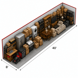 8x40 Locker Rental